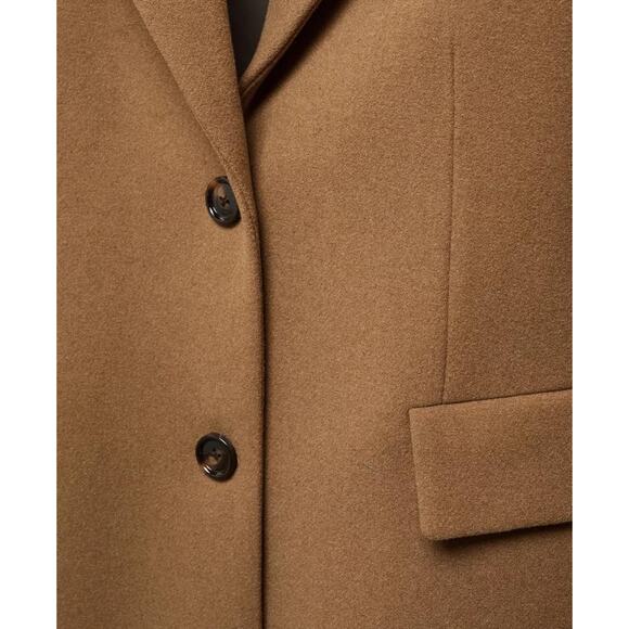 Mango Women's Lapelled Straight-Cut Coat C-30 - Picture 5 of 5